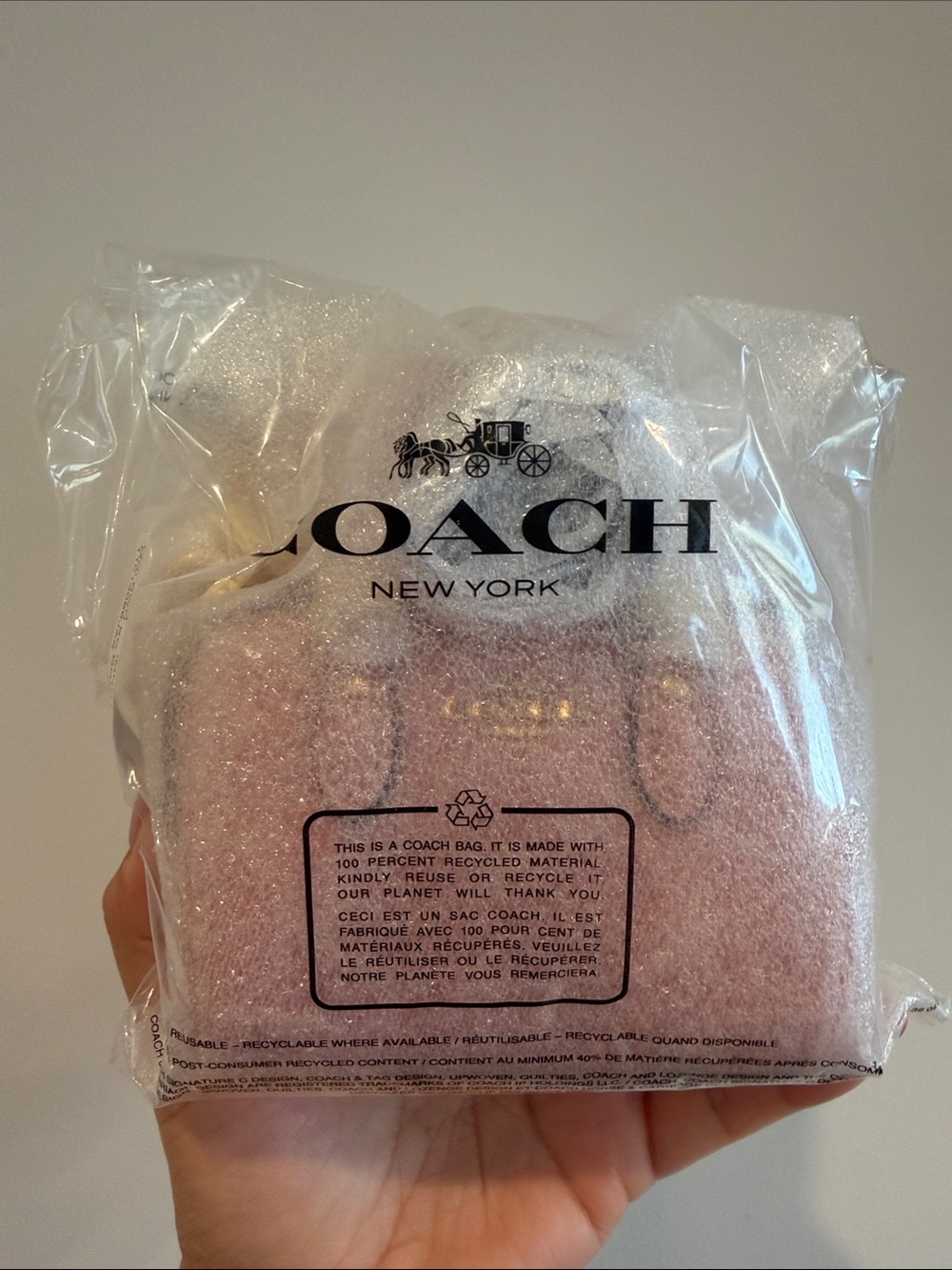 🎀COACH~Mini Rowan Bag Charm - Picture 5 of 6